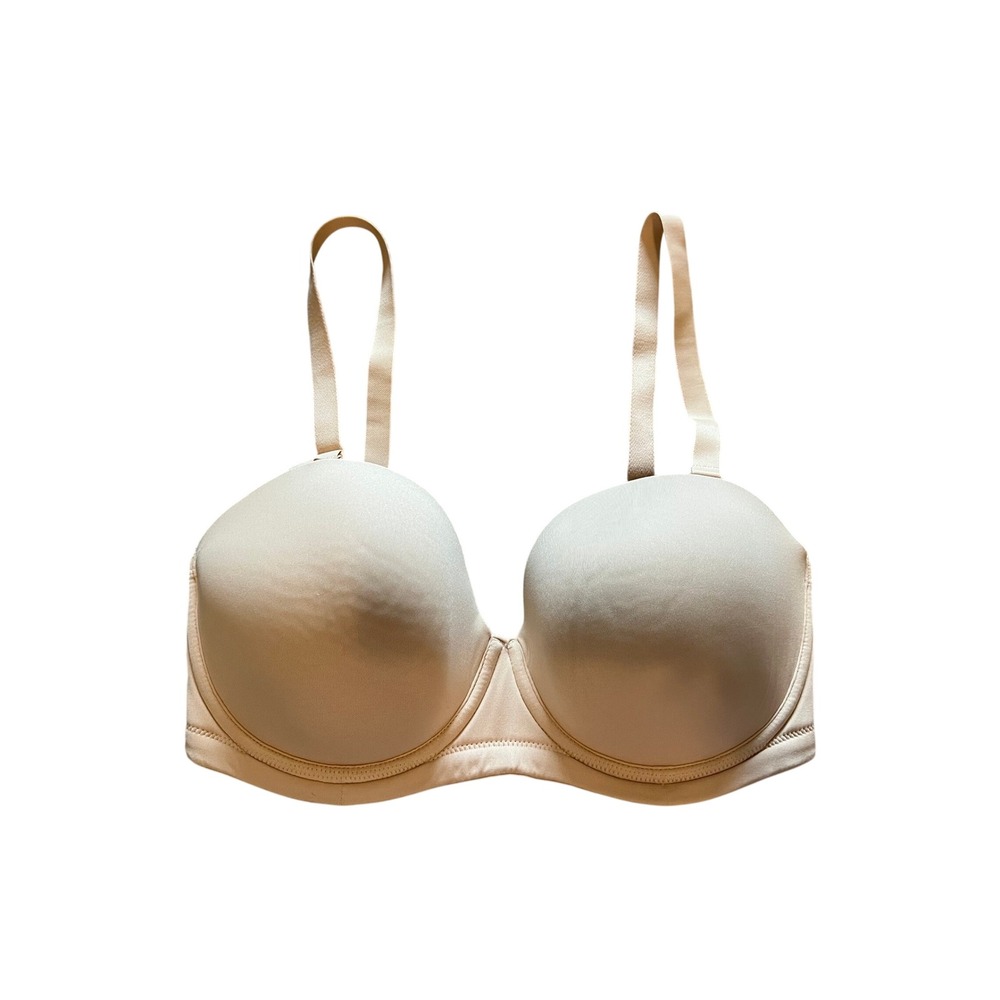 Wacoal Red Carpet Strapless Underwire Bra 854119 Nude Beige 34DDDD 34G